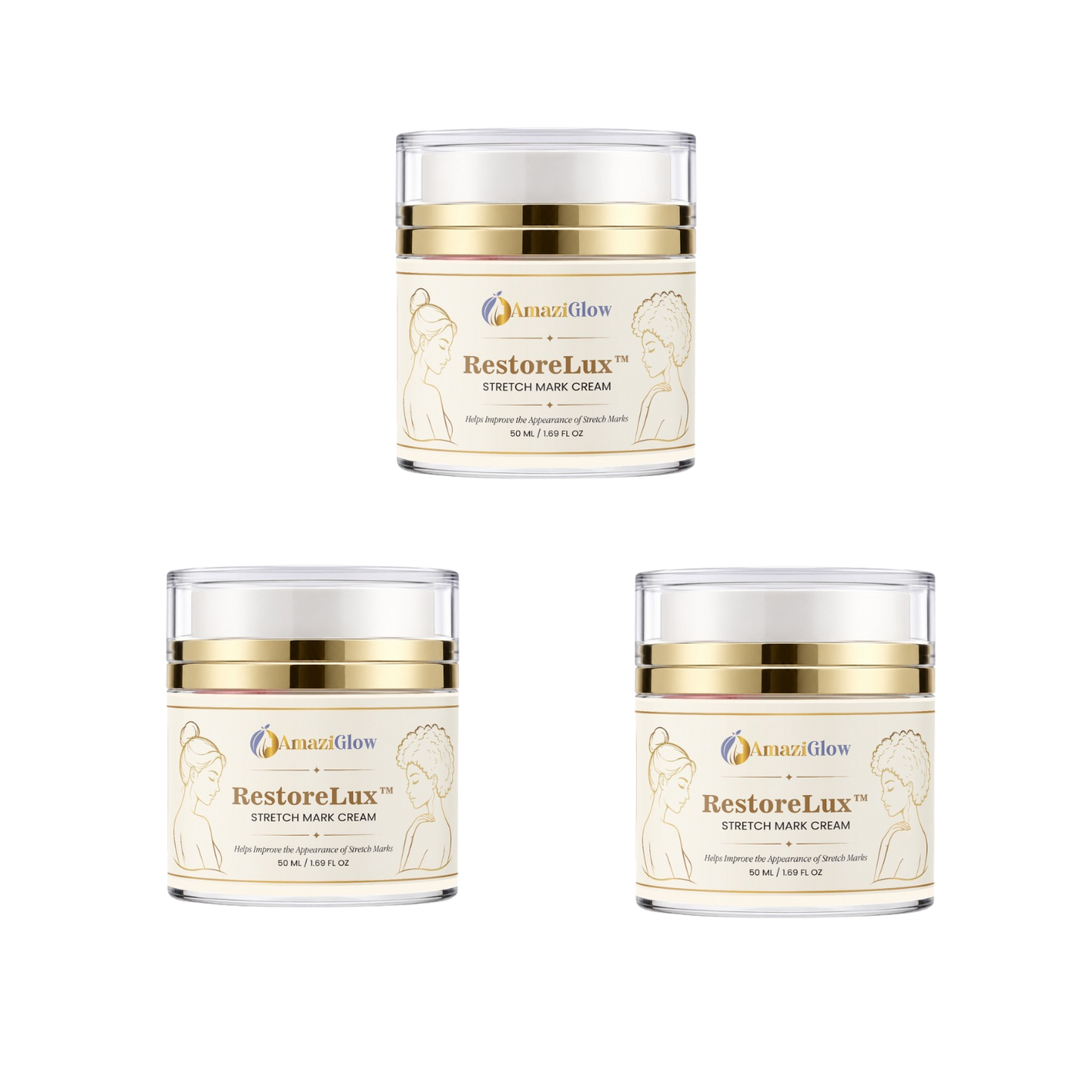 RestoreLux™ Glow Trio Bundle (3 x 50ml)